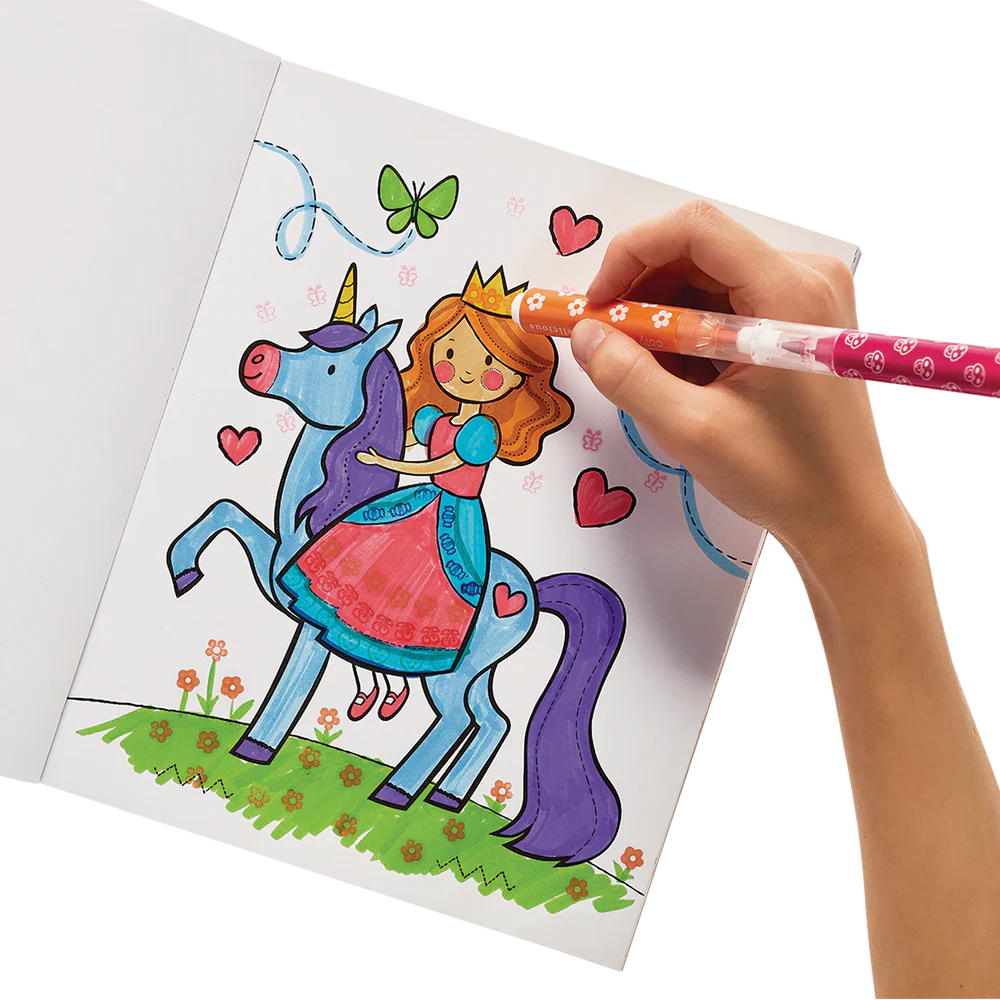 Stampables Double-Ended Brush & Stamp Markers Set of 18