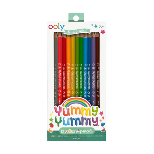 Fruit Scented Yummy Yummy Colored Pencils Set of 12