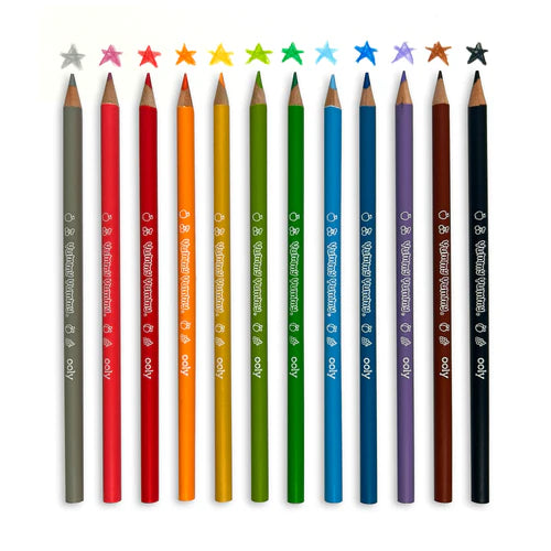 Fruit Scented Yummy Yummy Colored Pencils Set of 12