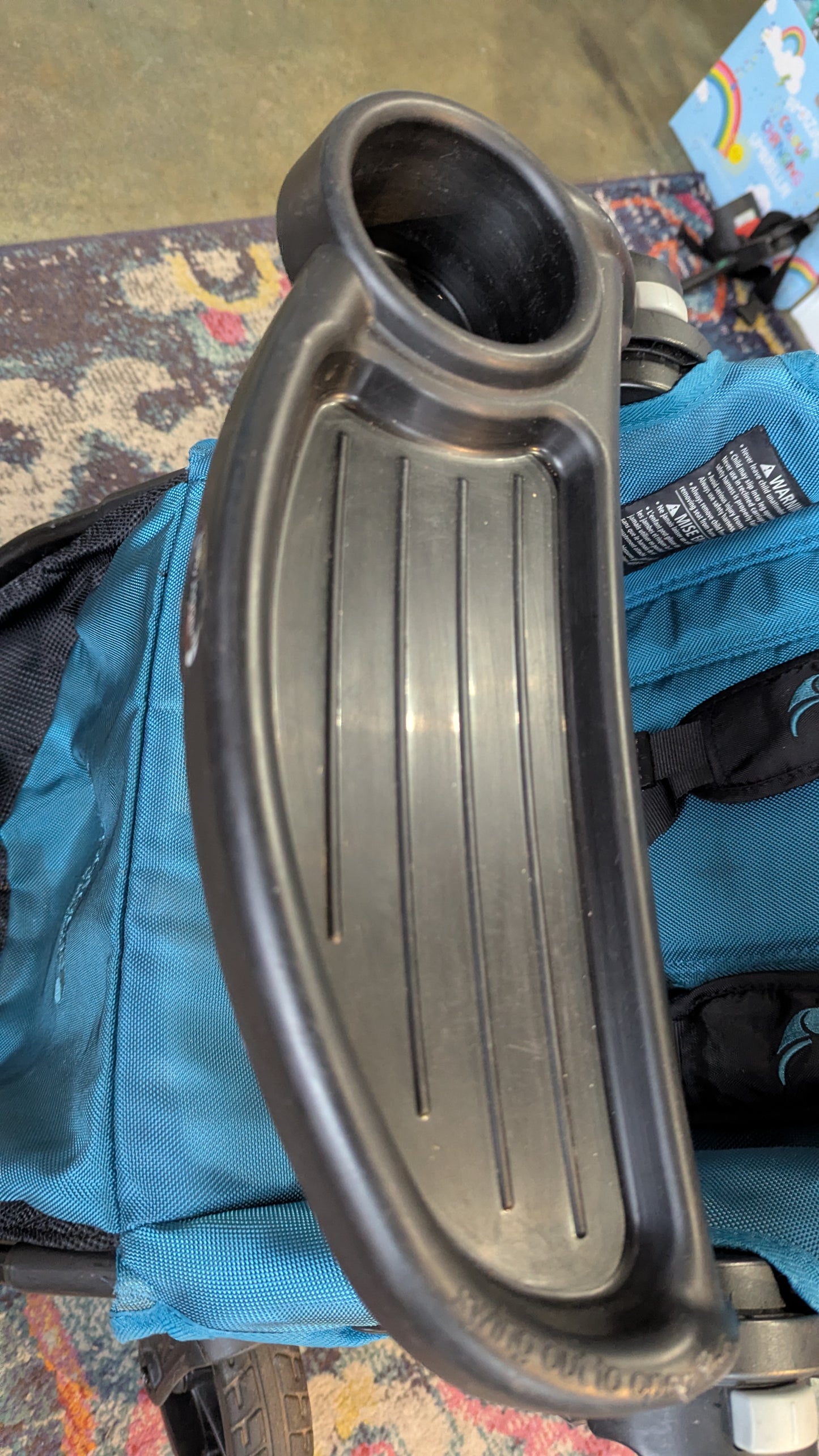 USED in Superb condition! Baby Jogger City Select double stroller Teal