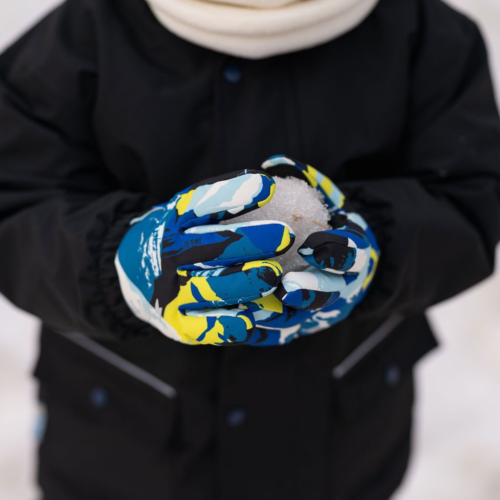 Jan & Jul - Snow Gloves - Neon Peaks