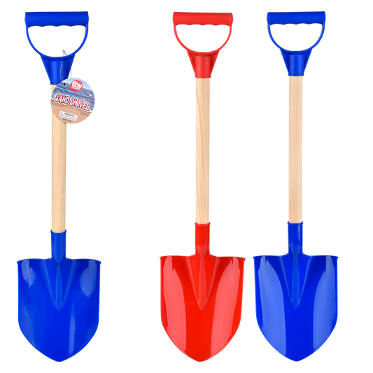 25.5" PLASTIC & WOOD SAND SHOVEL