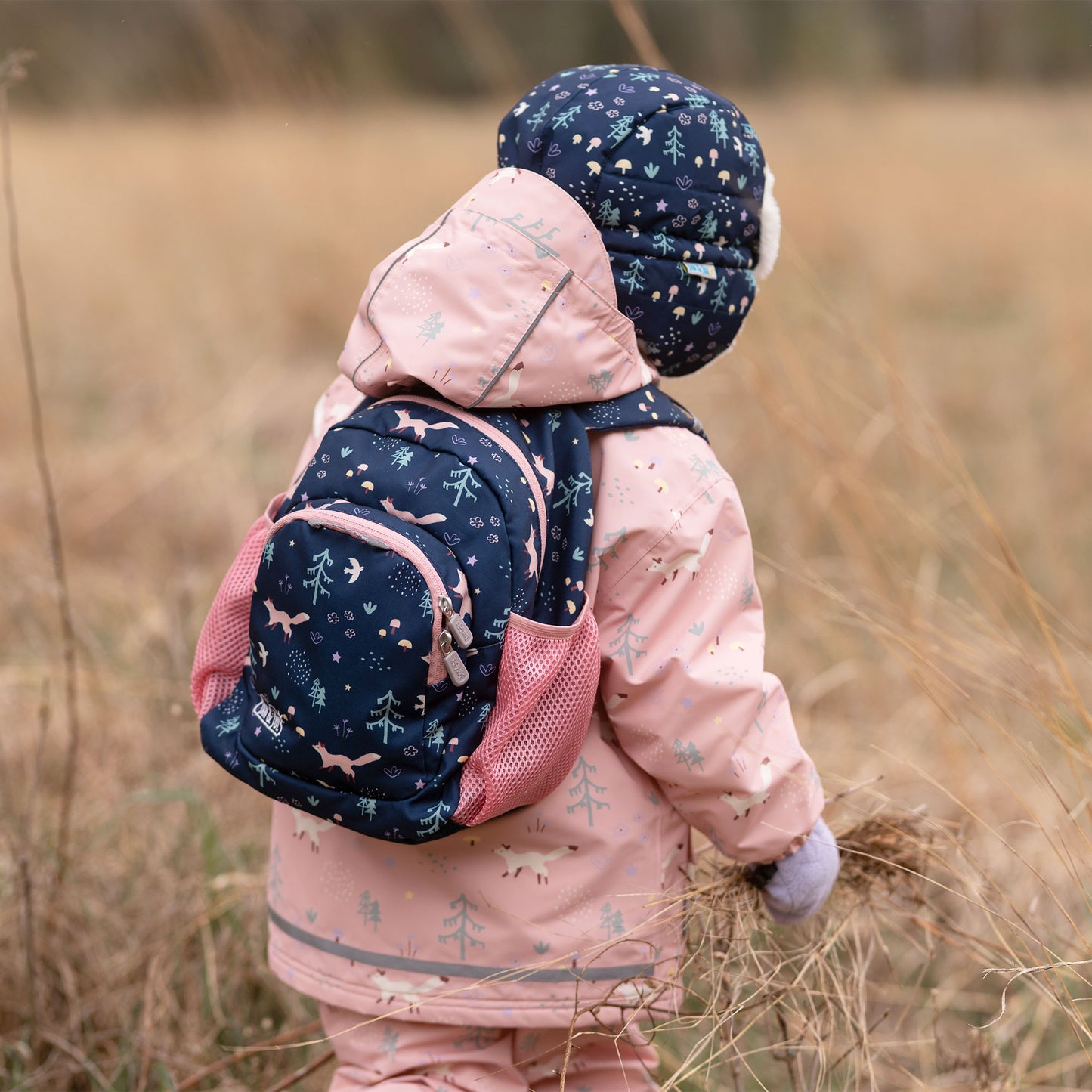 Navy Forest Mini Backpack