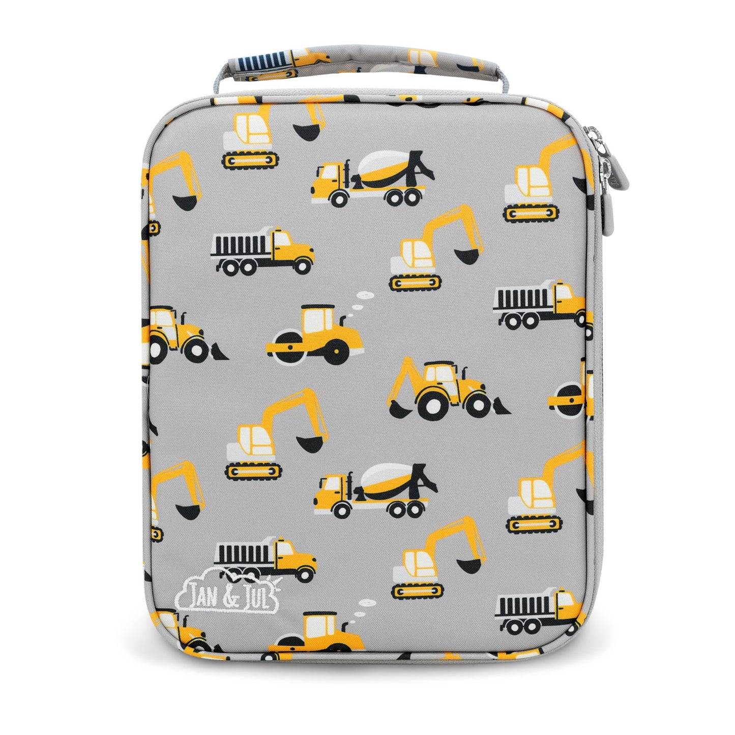 Grey Construction Truck Little Explorer Lunch bag