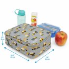 Grey Construction Truck Little Explorer Lunch bag