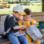 Grey Construction Truck Little Explorer Lunch bag