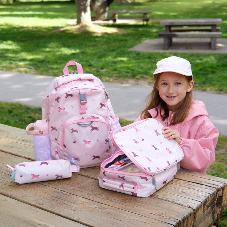 Pink Ponies Horse Little Explorer Lunch bag