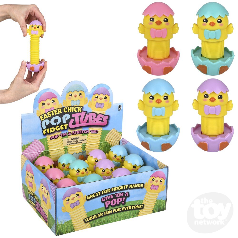Easter Chick Pop Fidget Tubes