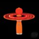 Jack O Lantern Light-Up Rotating Wand 7.75"