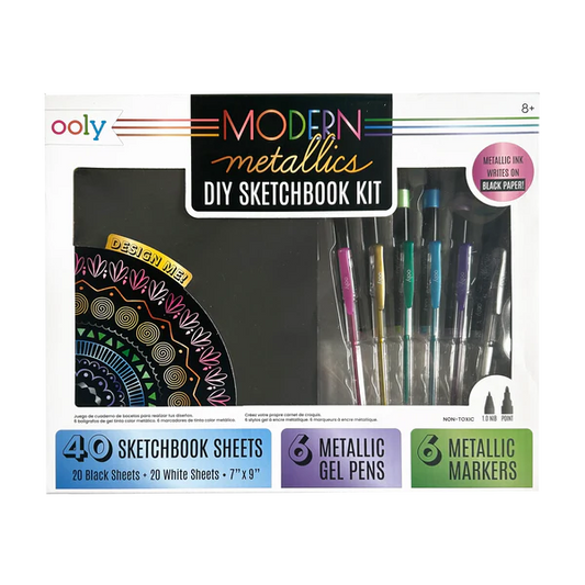 Modern Metallics DIY Sketchbook Kit