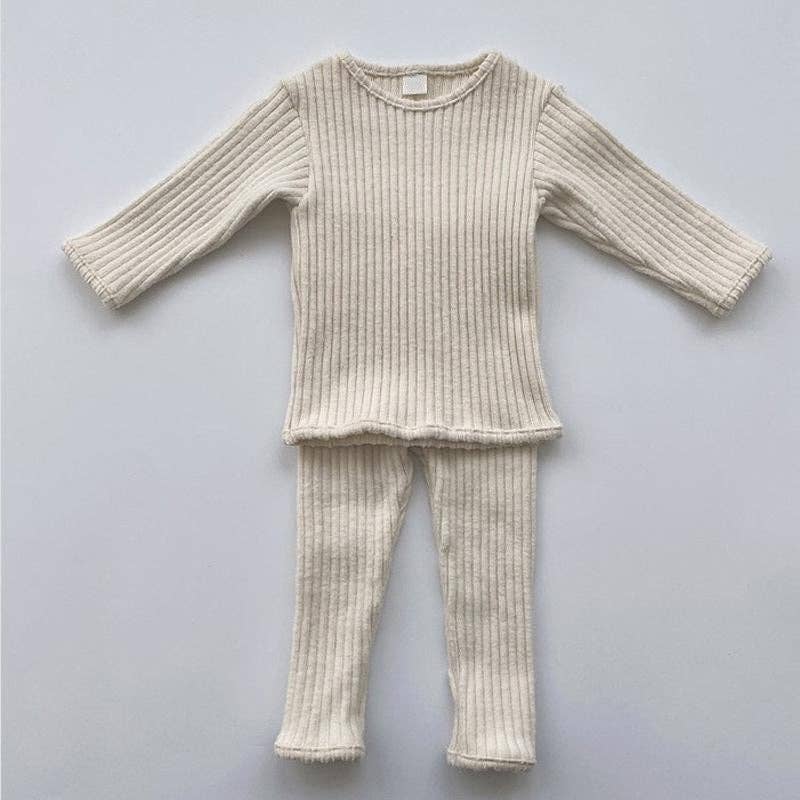 Annie & Charles® organic cotton set: Grey / 6-12 M