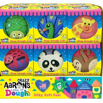 Land of Dough Medium Zoo Animal Cup Multi-Colored