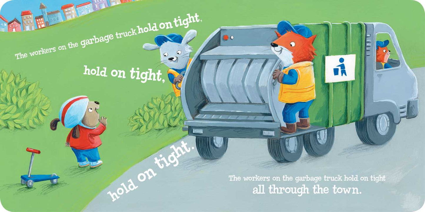 Wheels on the Garbage Truck by Jeffrey Burton: Board Books; 16 pages / English