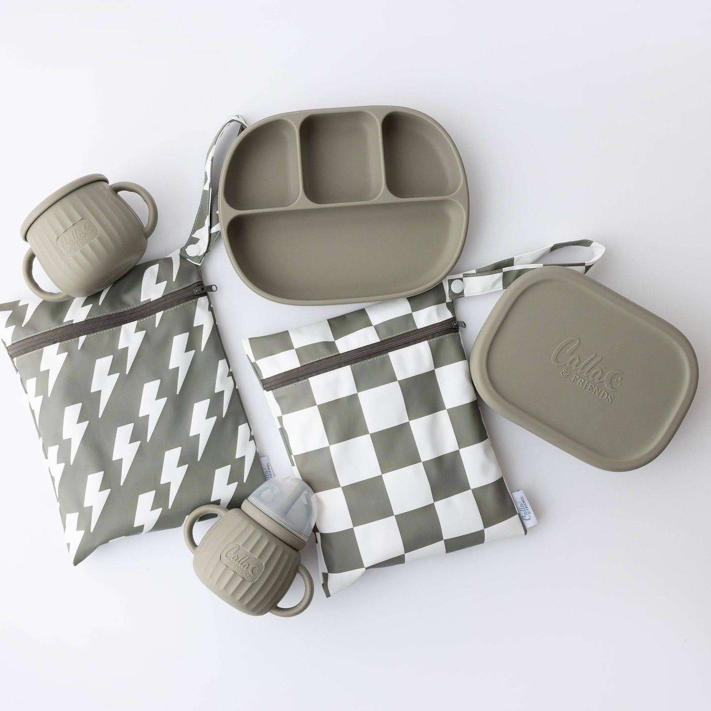 The Grayson Long Sleeve Bib - Checkered: BLACKOUT