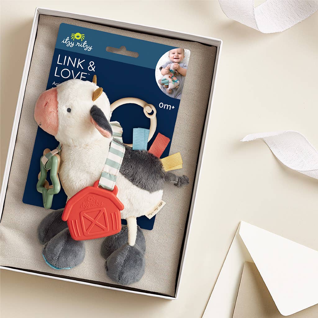 *NEW* Cow Itzy Friends Link & Love™ Activity Plush Itzy Ritzy