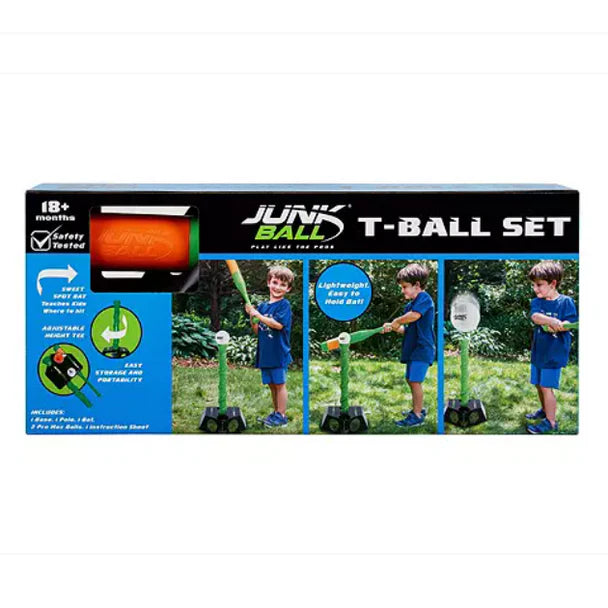 Junk Ball T Ball baseball set