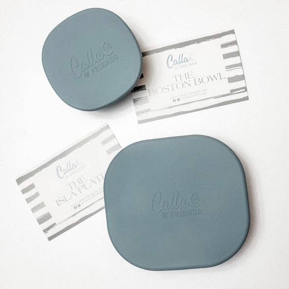 The Isla Plate: Marble White