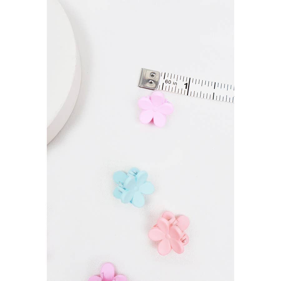 Mini Flower Hair clip Claw Set