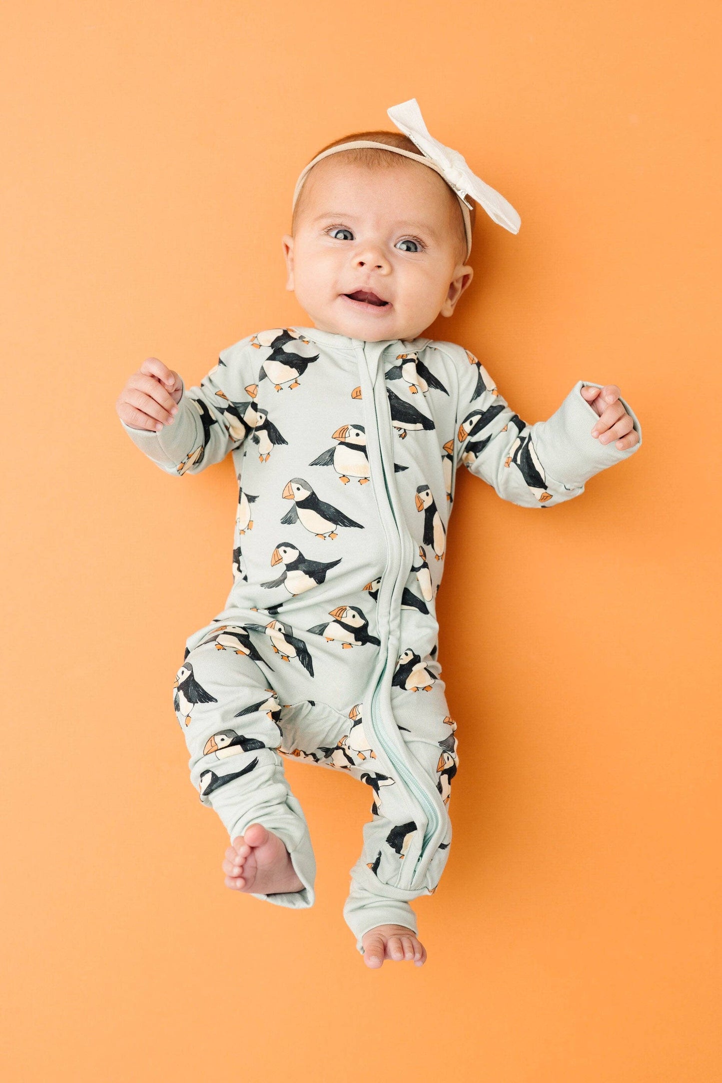 Puffin Pals Bamboo Sleeper: 3-6M