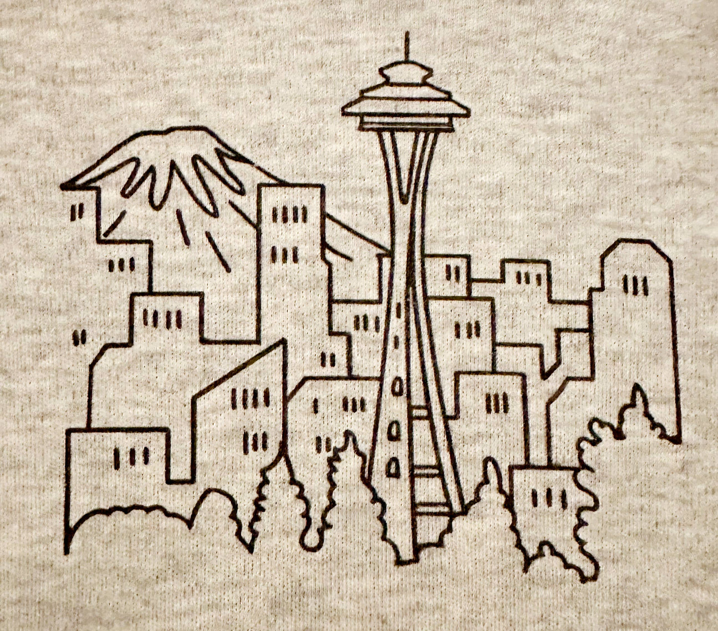 Seattle Bodysuit : Heather Grey/Seattle / 3-6Months