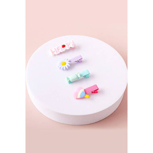 Happy Assorted Mini Hair Clips