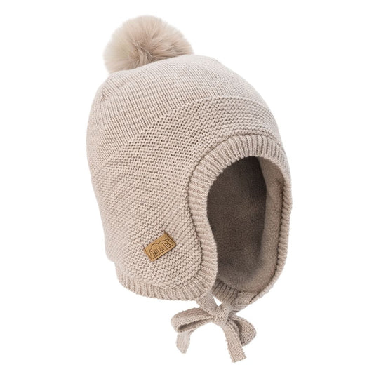 Jan & Jul - Pom Pom Knit Hat - Wheat Field