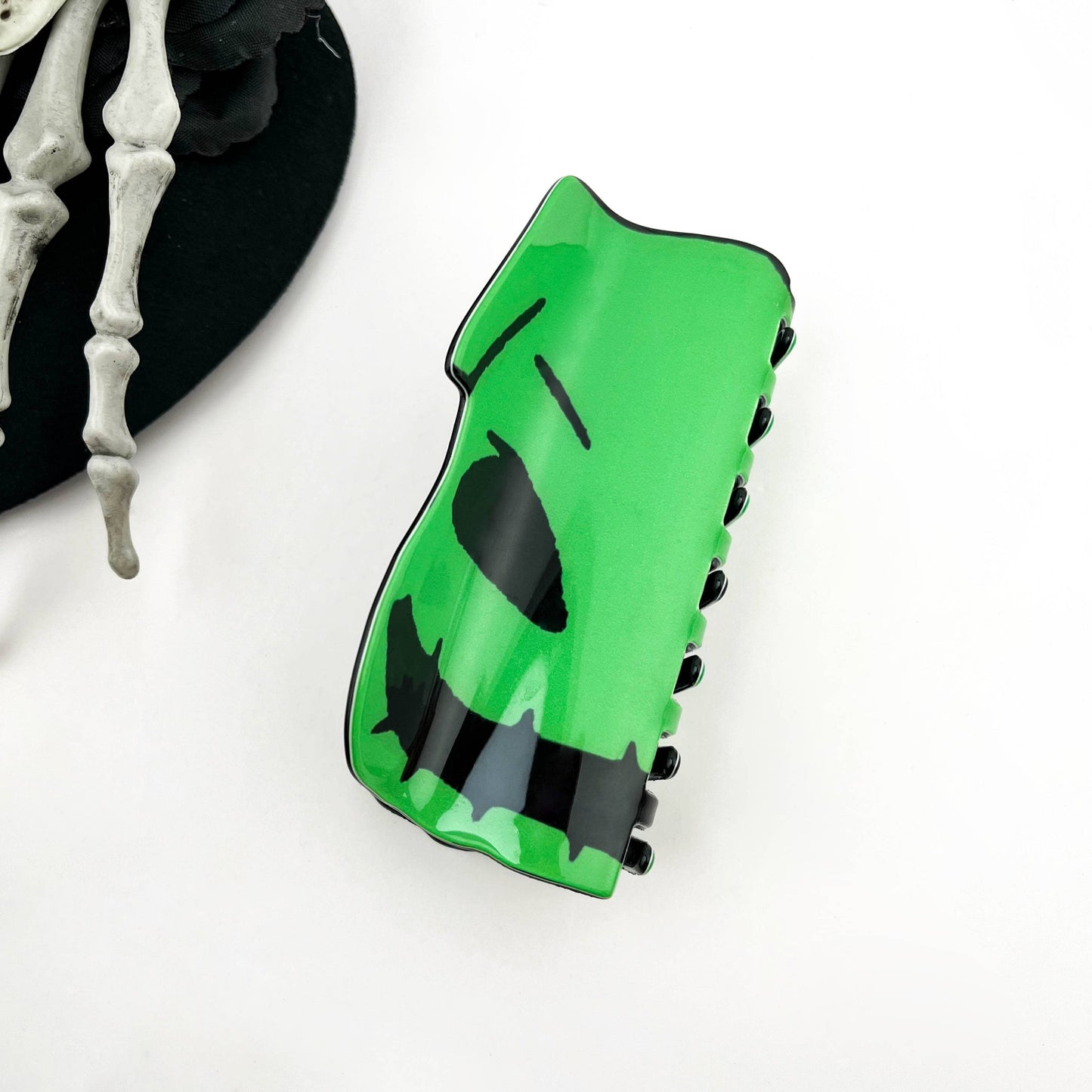 Quirky Party Claw Clip, Fun Hair Clip for Easter & Halloween: Different on both sides
