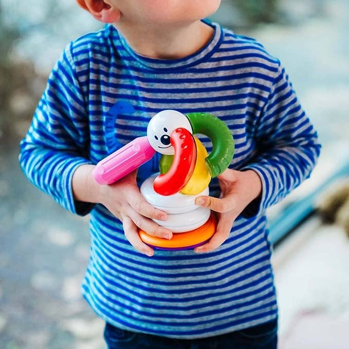 SMARTMAX My First Stacking Rings Magnetic Building Toy