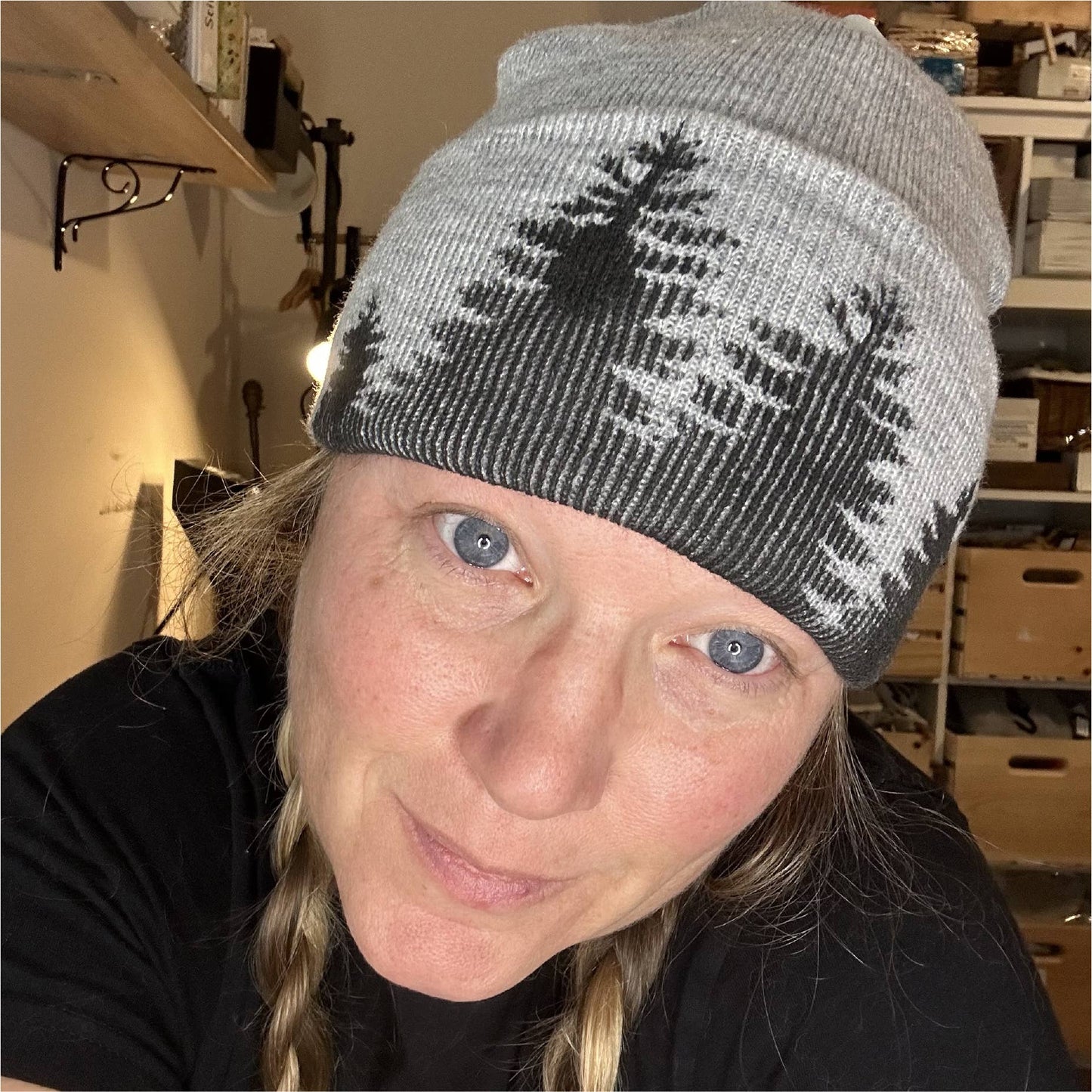 Bellingham Knit Beanie - Trees / One Size Fits Most