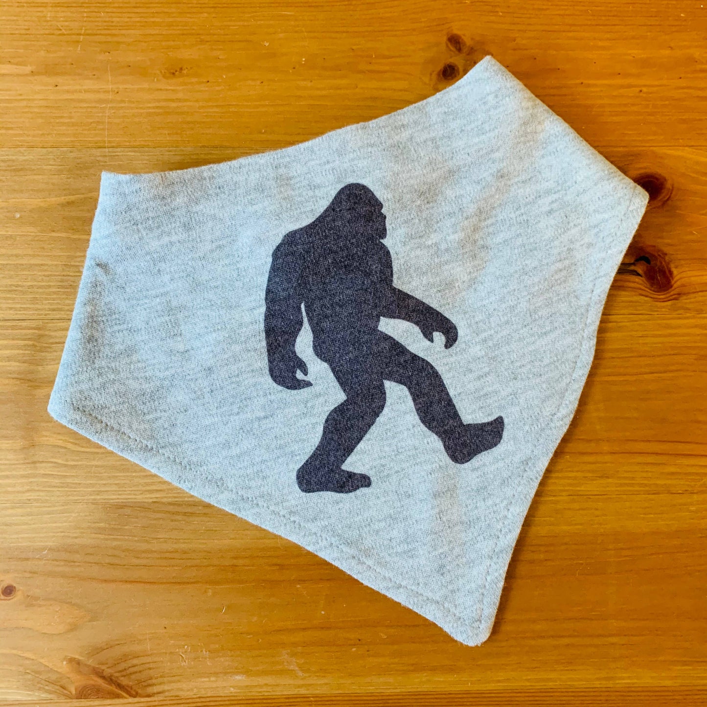 Handkerchief Bib - / Bigfoot / Grey / One Size