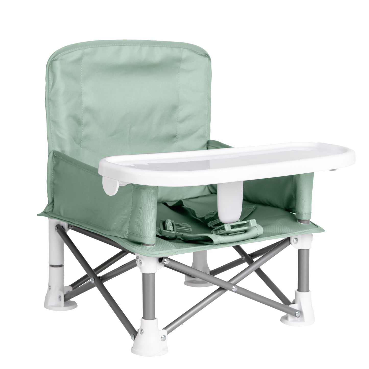 Portable Folding Booster Seat for Toddlers, Sage