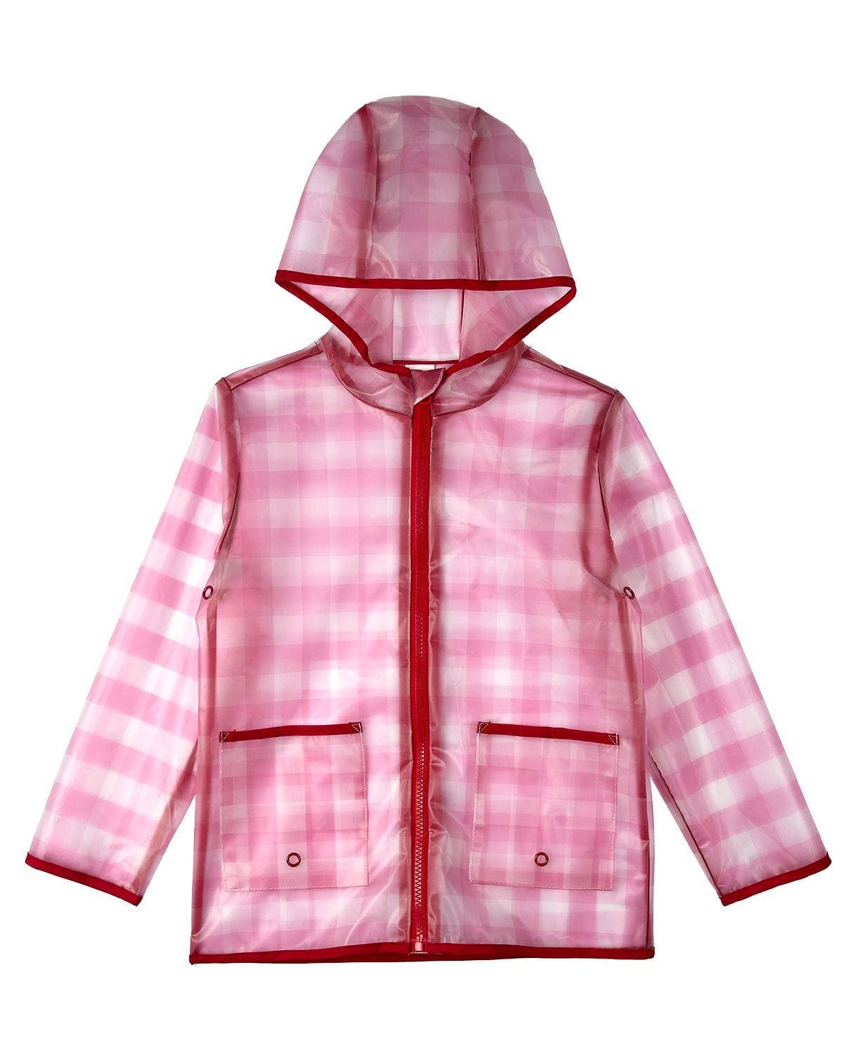 Checkmate Kids Raincoat with Pouch: Pink / 10