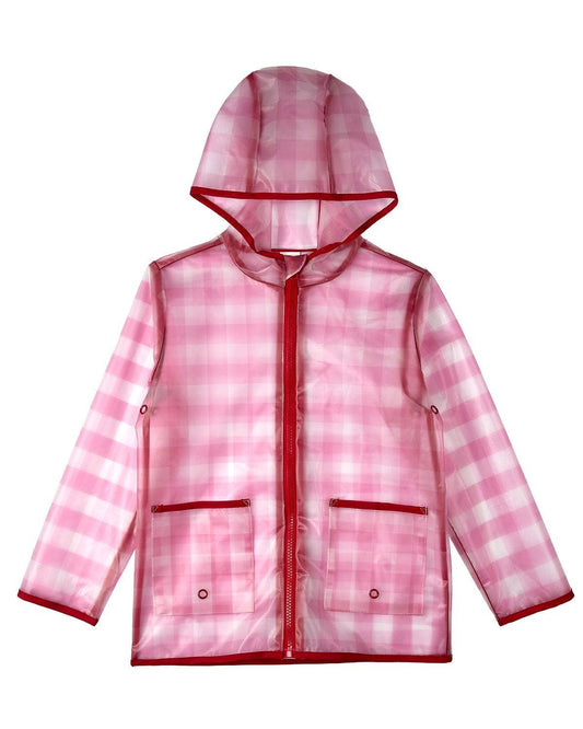 Checkmate Kids Raincoat with Pouch: Pink / 3
