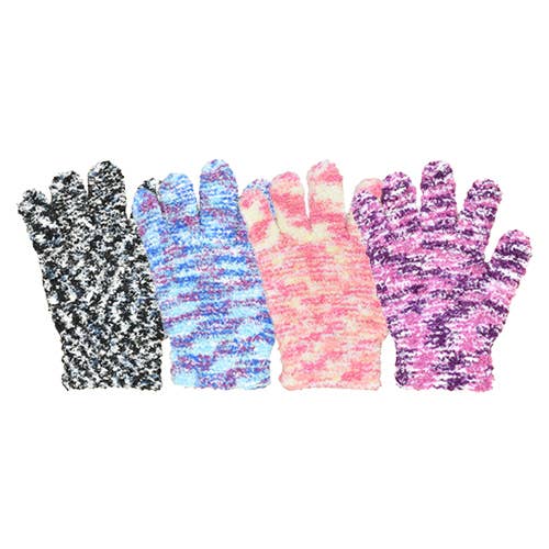Girls Spacedye Micro chenille Stretch Glove youth