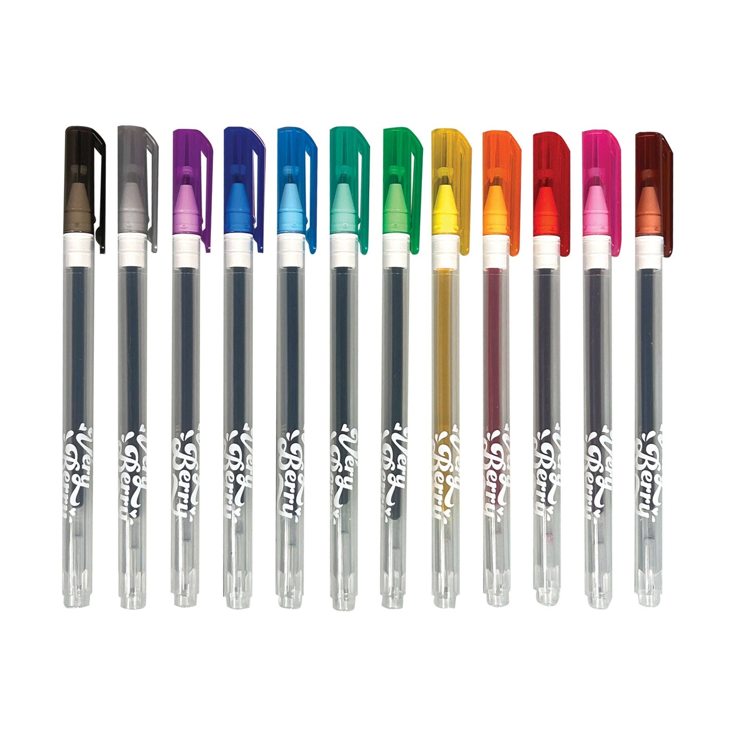 Very Berry Strawberry Scented Gel Pens - Set of 12