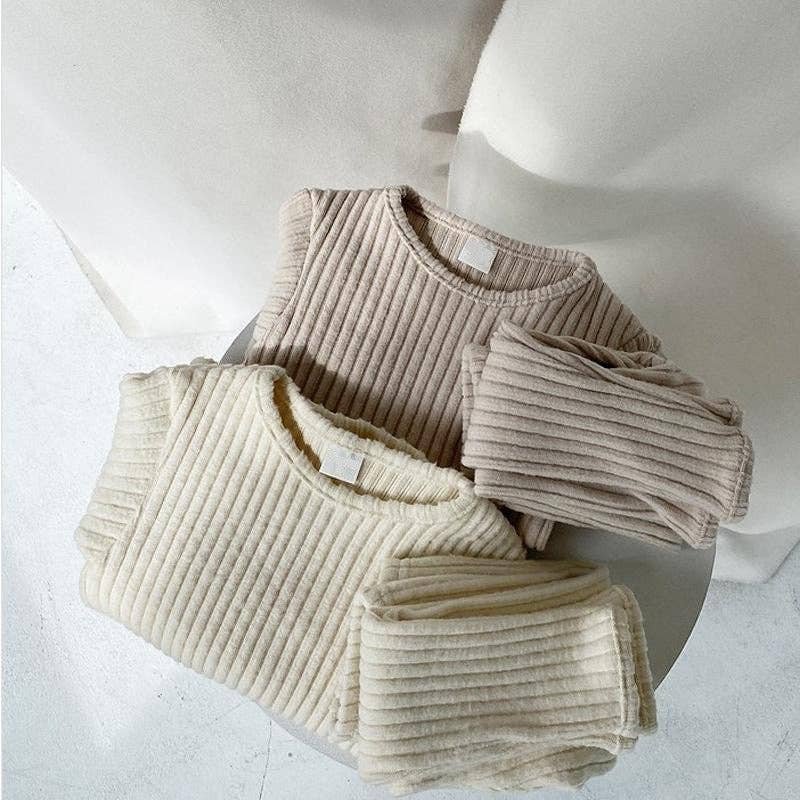 Annie & Charles® organic cotton set: Grey / 6-12 M