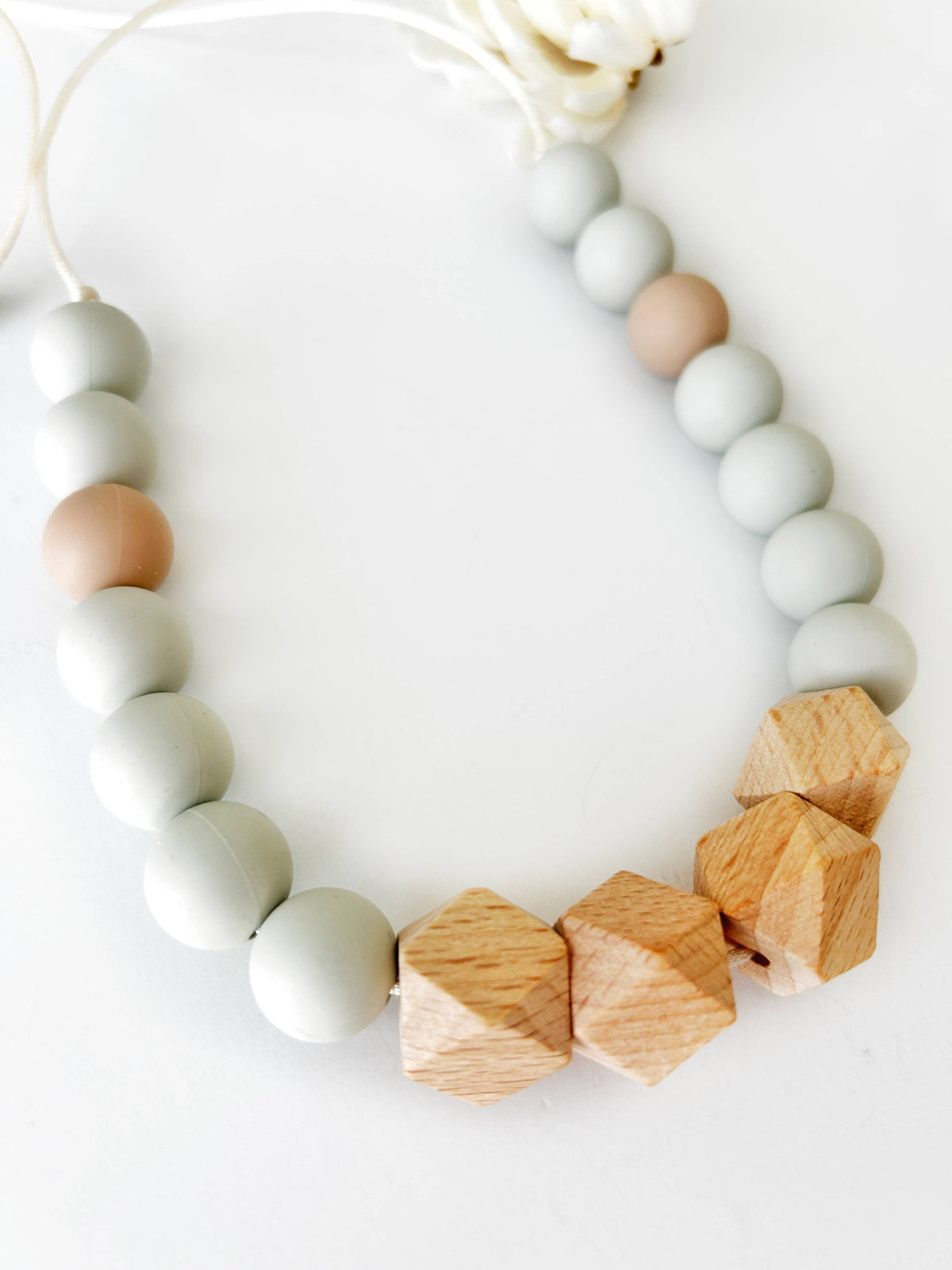 Teething Necklace for Stylish Mom, Mother's Day Gift