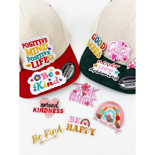 SELF CARE THEME Iron On Embroidered Patches