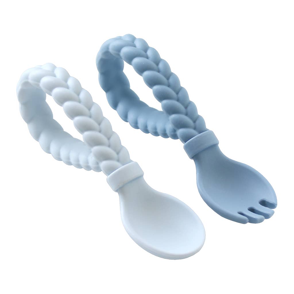 Sweetie Spoons™ Spoon + Fork Set: Mint