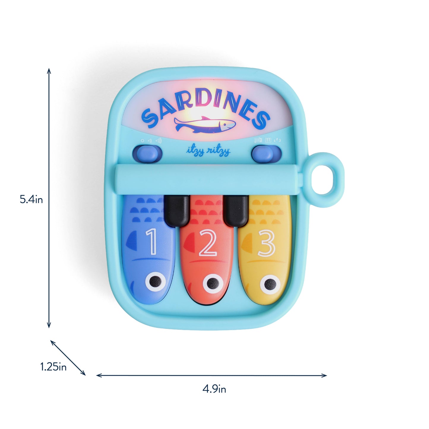 *NEW* Bitzy Tunes™ Sardines - Light-up Interactive Piano Toy