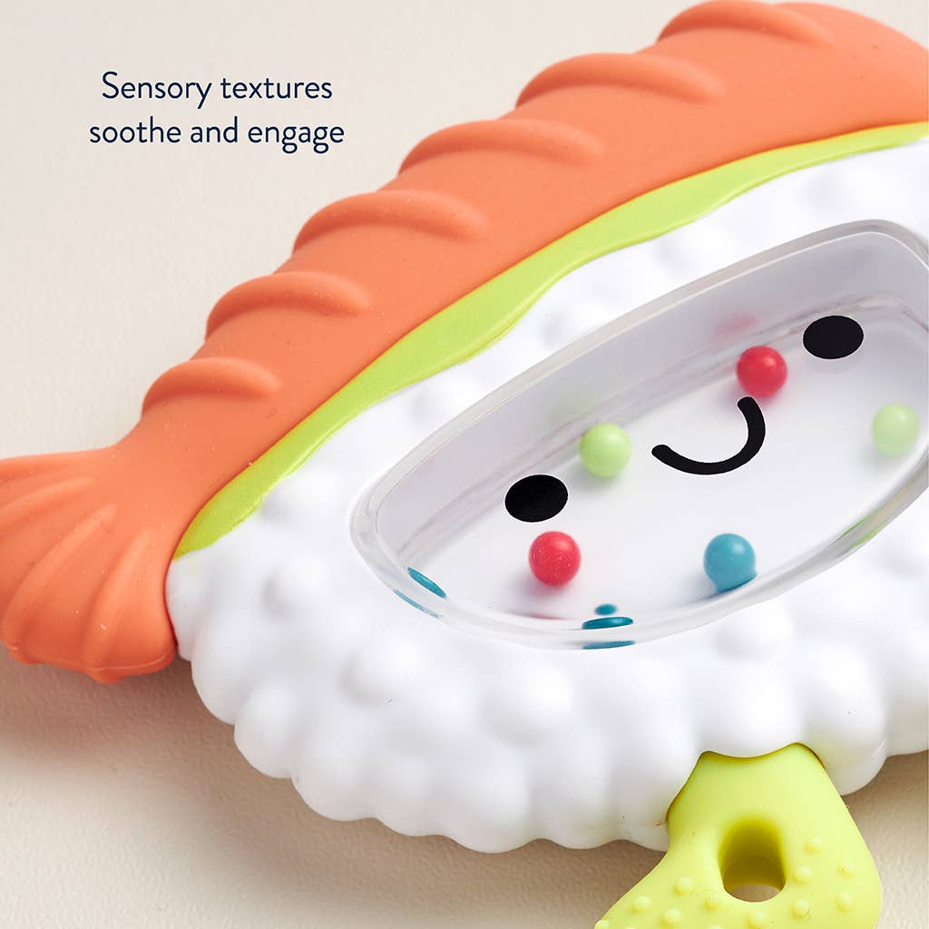 *NEW OPTION* Sweetie Shake Plus™ - Teething + Rattle Toy: Sushi