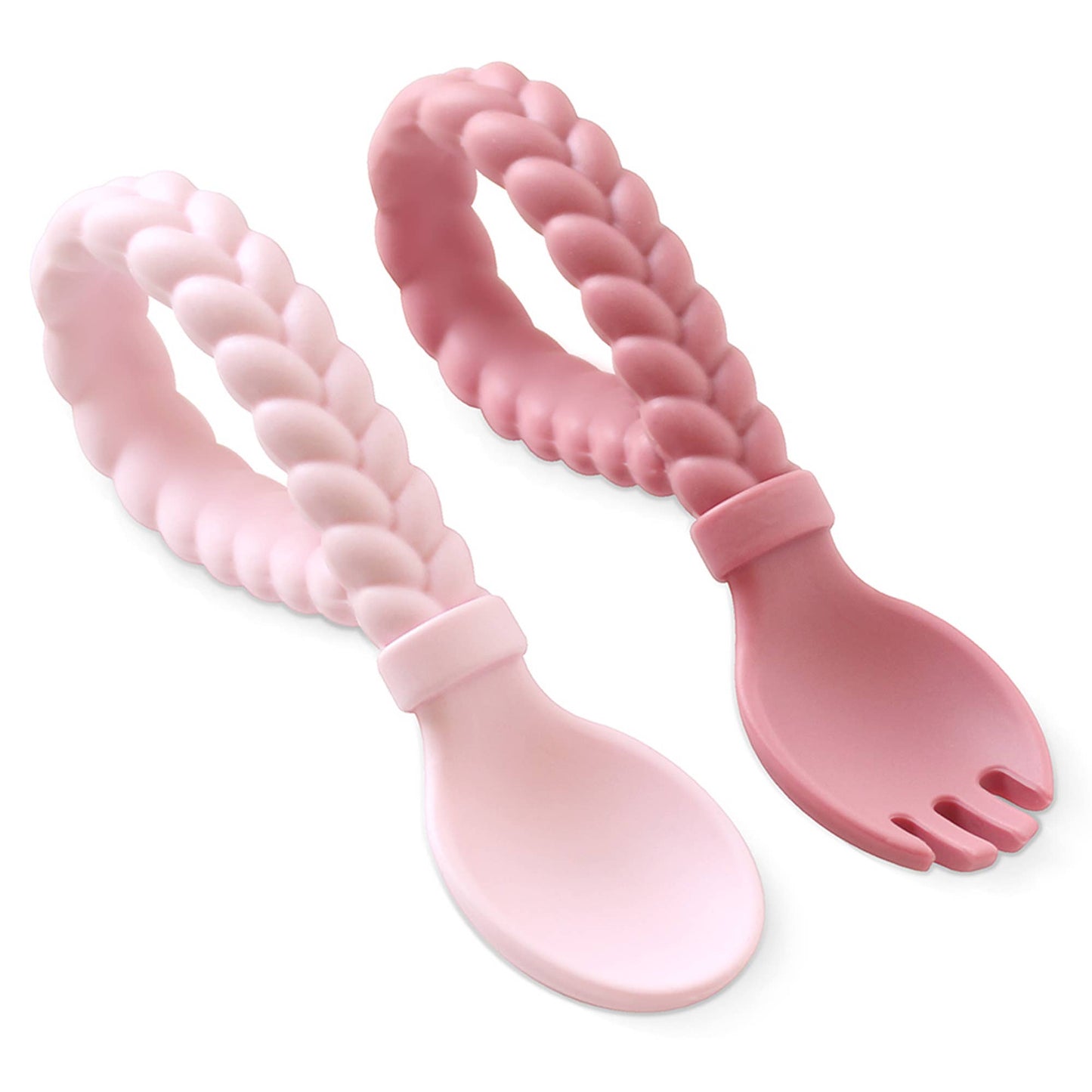 Itzy Ritzy  Sweetie Spoons™ Spoon + Fork Set: Pink