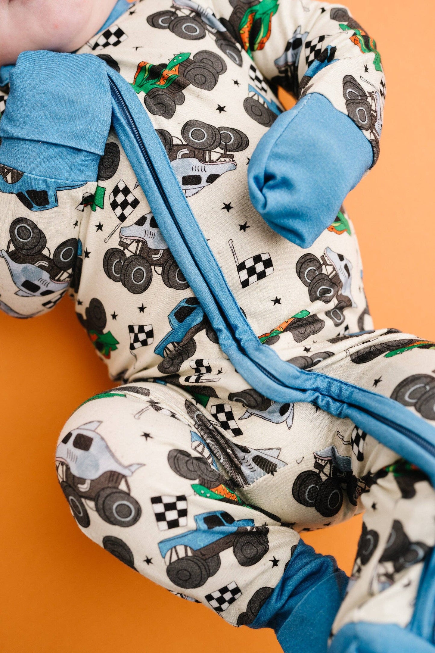 Monster Trucks Bamboo Sleeper: 6-12M