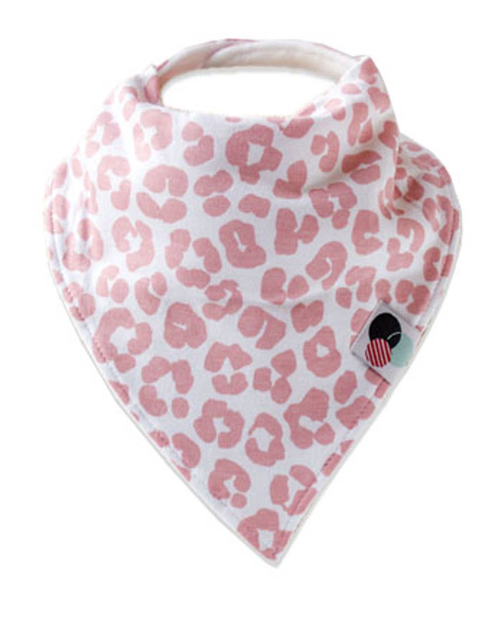PINK LEOPARD Pattern | Premium Baby Bandana Bib