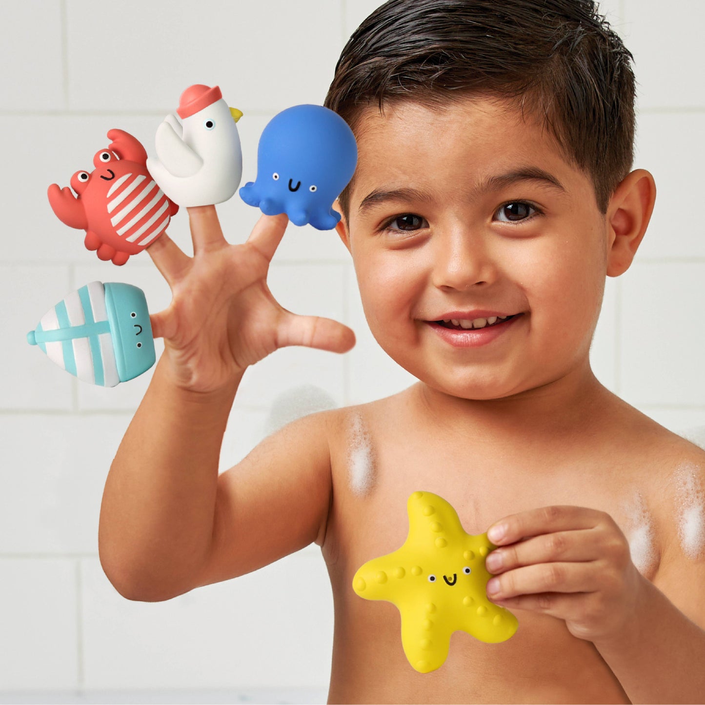 *NEW*Nautical Itzy Bitzy Puppets™ - Bath + Storytelling Toys