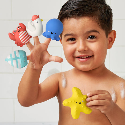 *NEW*Nautical Itzy Bitzy Puppets™ - Bath + Storytelling Toys
