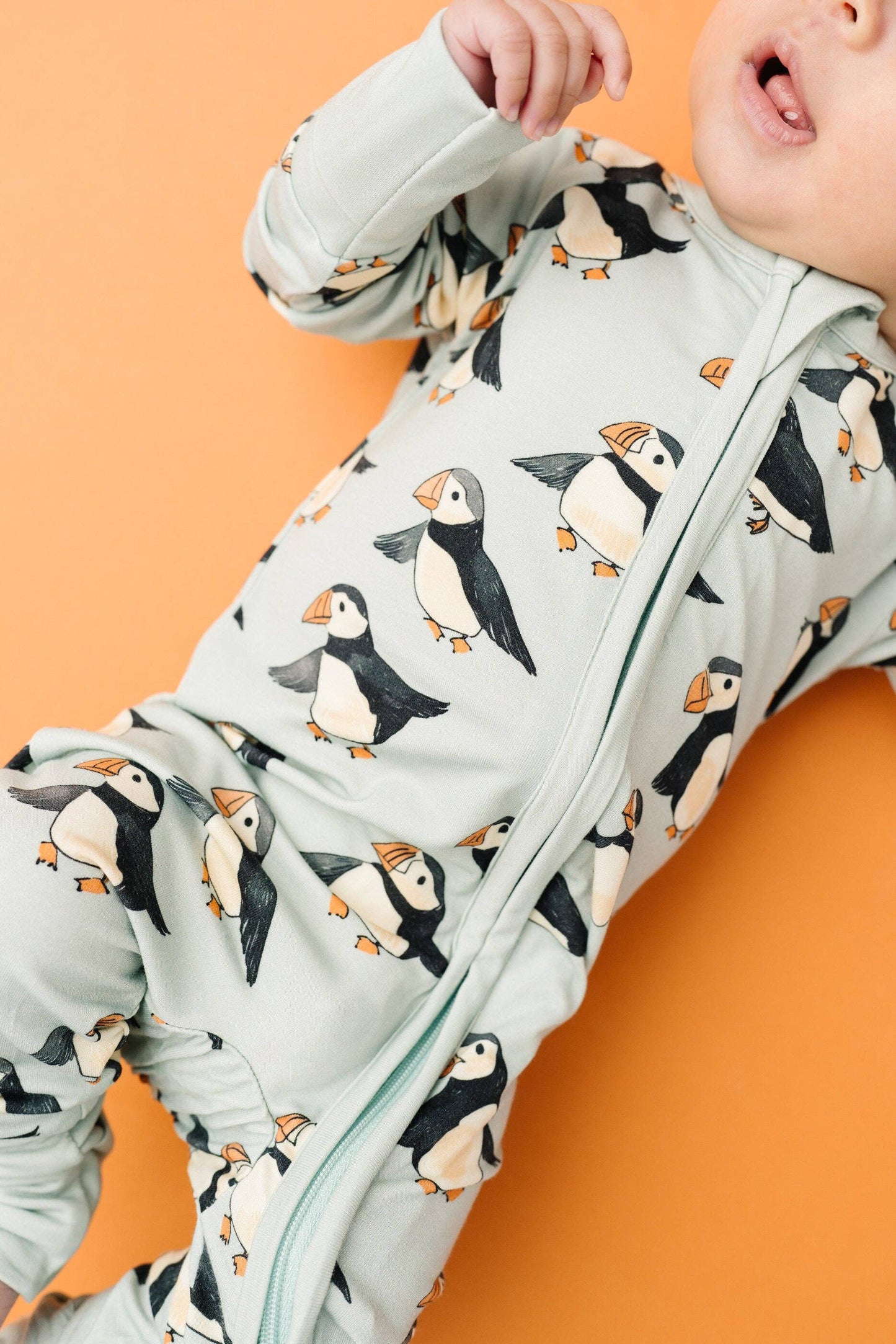 Puffin Pals Bamboo Sleeper: 3-6M