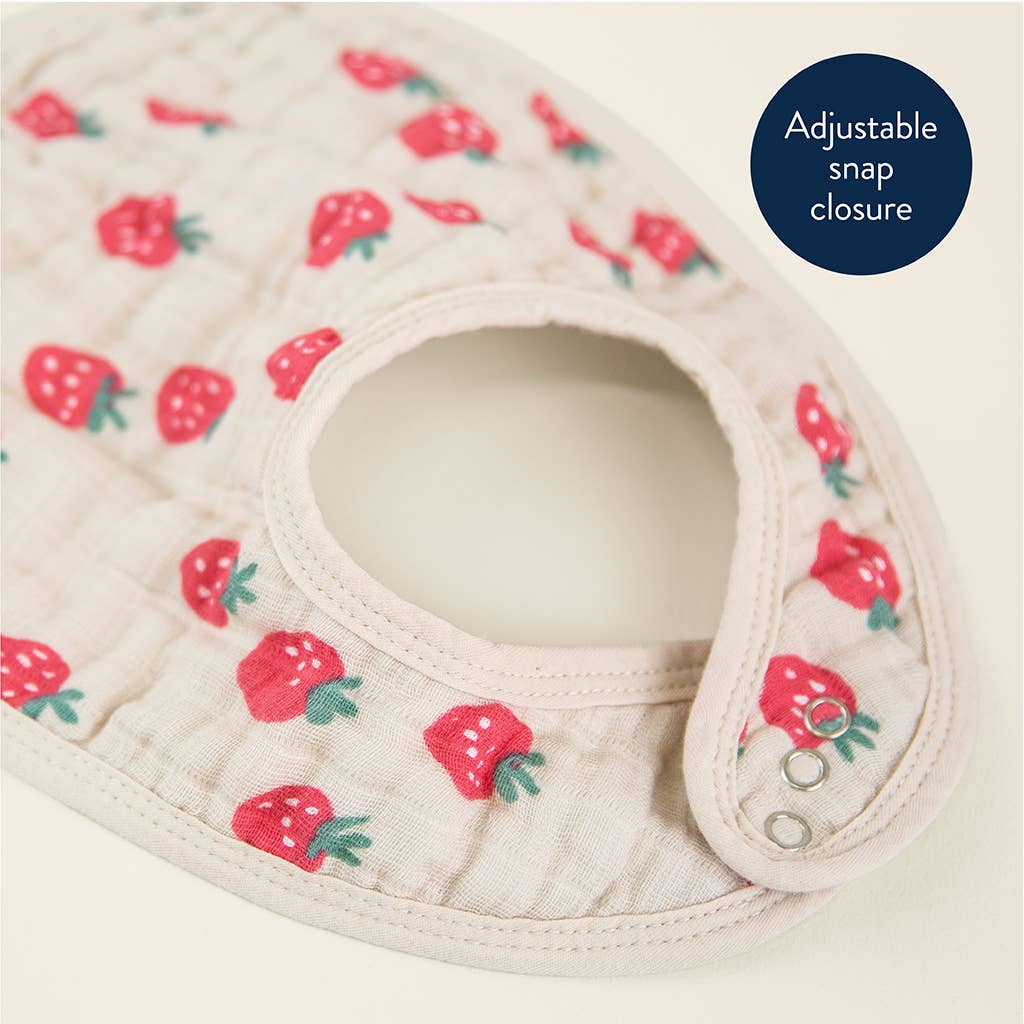 Itzy Bibs™ - 3-Pack: Strawberries + Cream