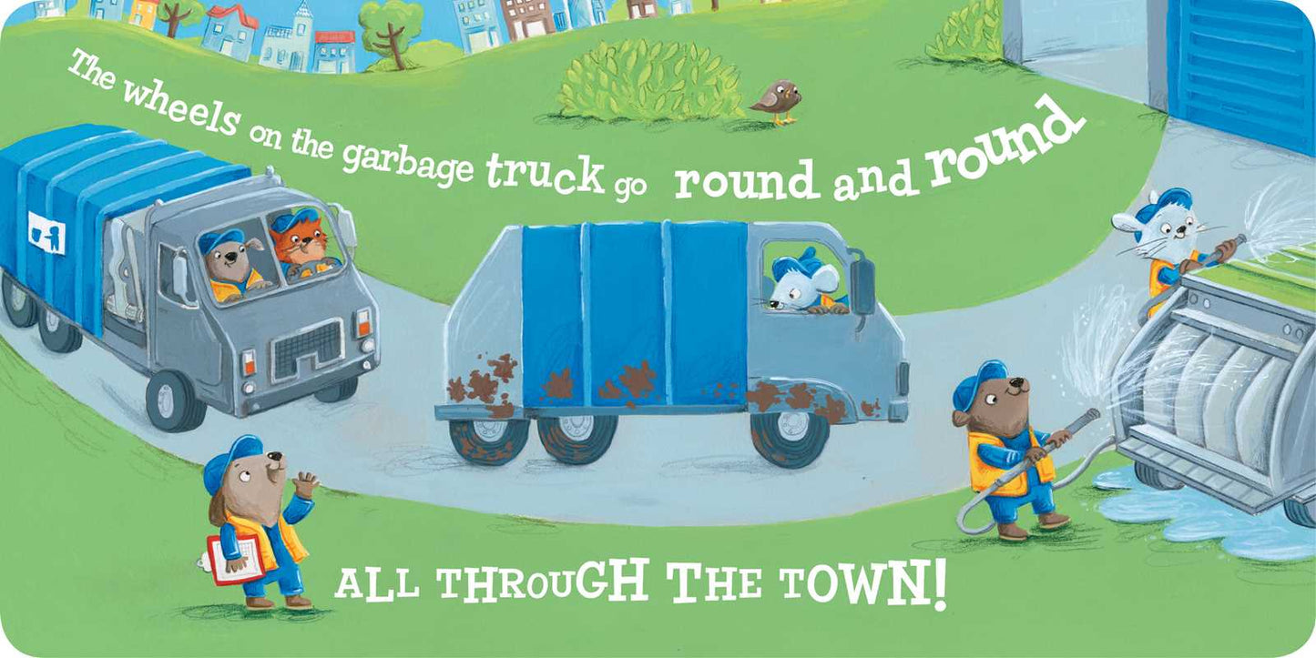 Wheels on the Garbage Truck by Jeffrey Burton: Board Books; 16 pages / English