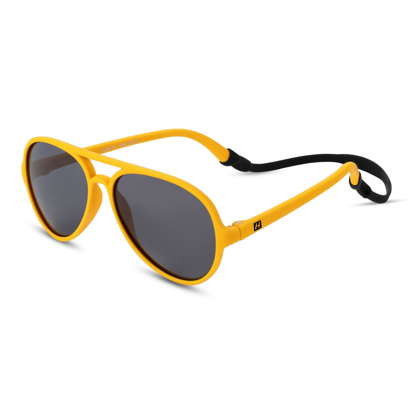 Hipsterkid Baby & Kids Sunglasses – Polarized, UV Protective | Mustard: Baby: 0-2 years